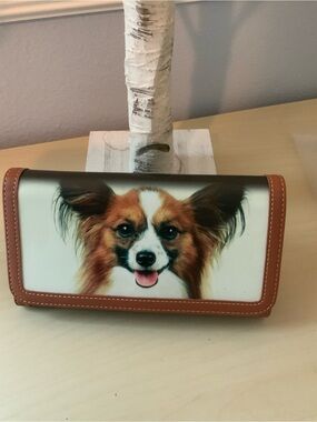 Ardleigh Elliot Faithful Friend Collectible Papillon Wallet NWT